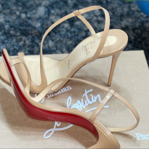 Christian Louboutin Rosalie Patent Stiletto Sandal - Picture 1 of 6